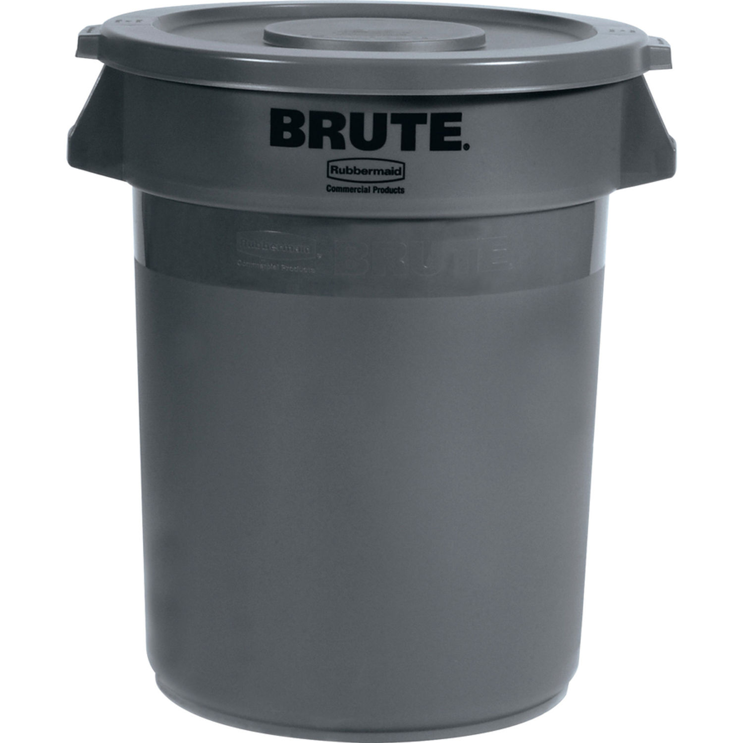 Brute 32G Container Flat Lid by Rubbermaid Commercial Products RCP263100GYCT