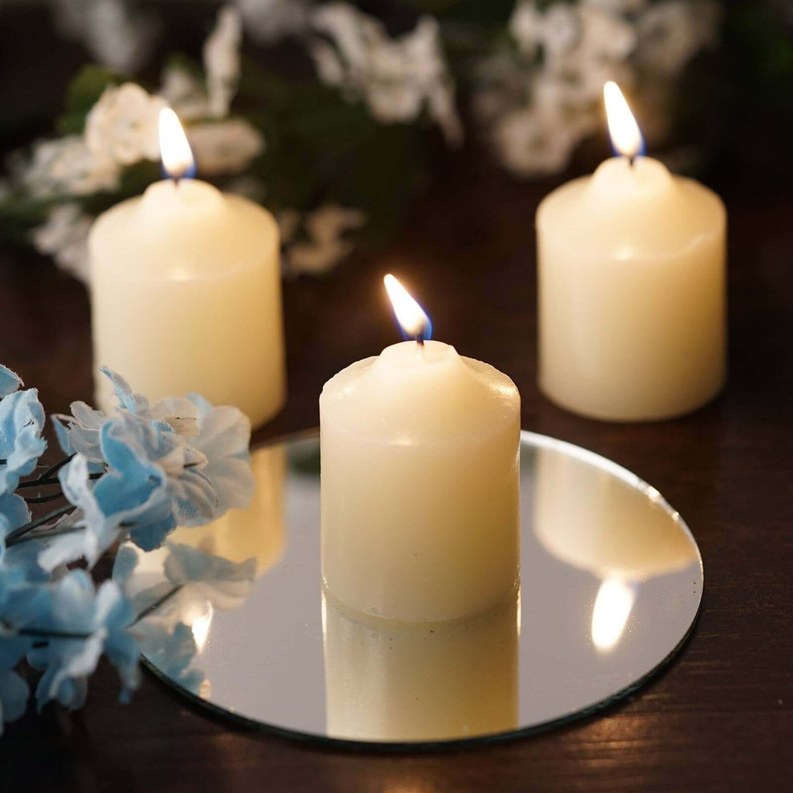 12 Pack Ivory Votive Candles, Mini Multi-Purpose Candle Decor 2