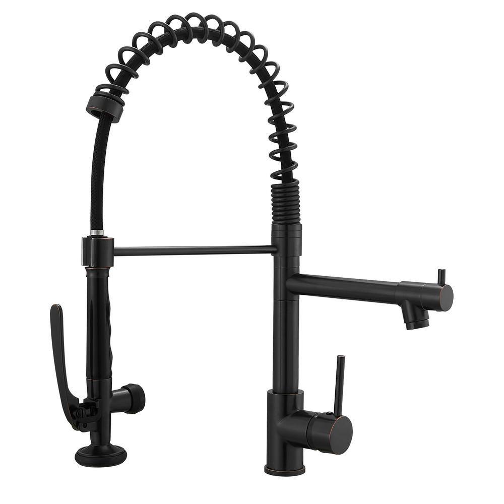 matrix decor Single Handle Standard Kitchen Faucet in Oil Rubbed Bronze MD-AL512ORB