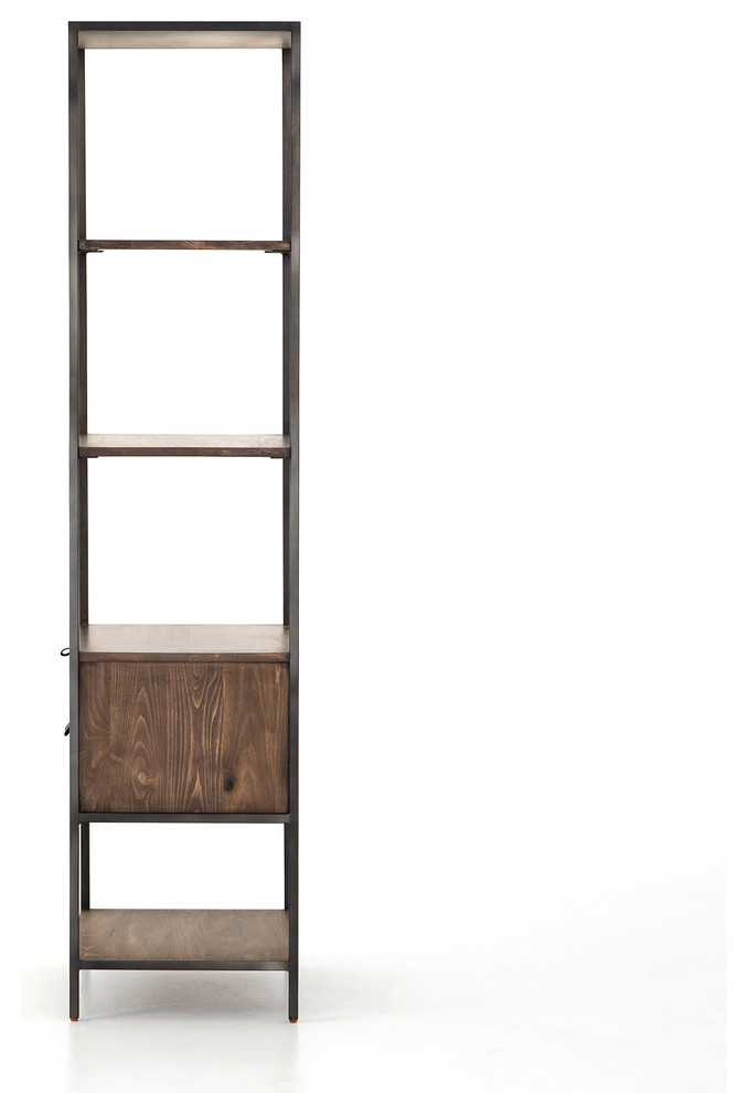 Trey Bookshelf   Industrial   Bookcases   by The Khazana Home Austin Furniture Store  Houzz