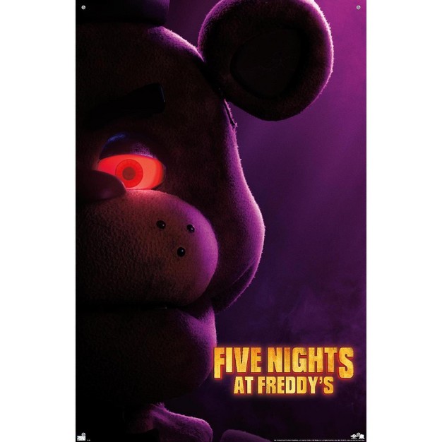 Trends International Five Nights At Freddy x27 s Movie Freddy One Sheet Unframed Wall Poster Prints