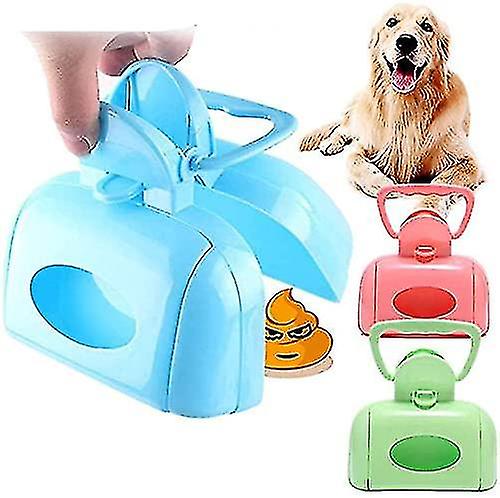 2pcs Dog Poop Scooper Poo Bags For Dog Automatic Pooper Scooper Poo Picker For Dogs Poop Clamp  Cleaner