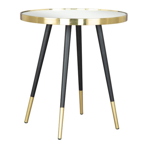 Particle Side Table Black and Gold - 17.9