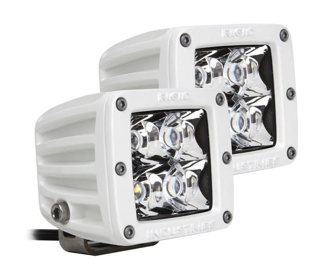 Rigid Industries Marine D-Series Dually Spot LED Light - Pair - 60221