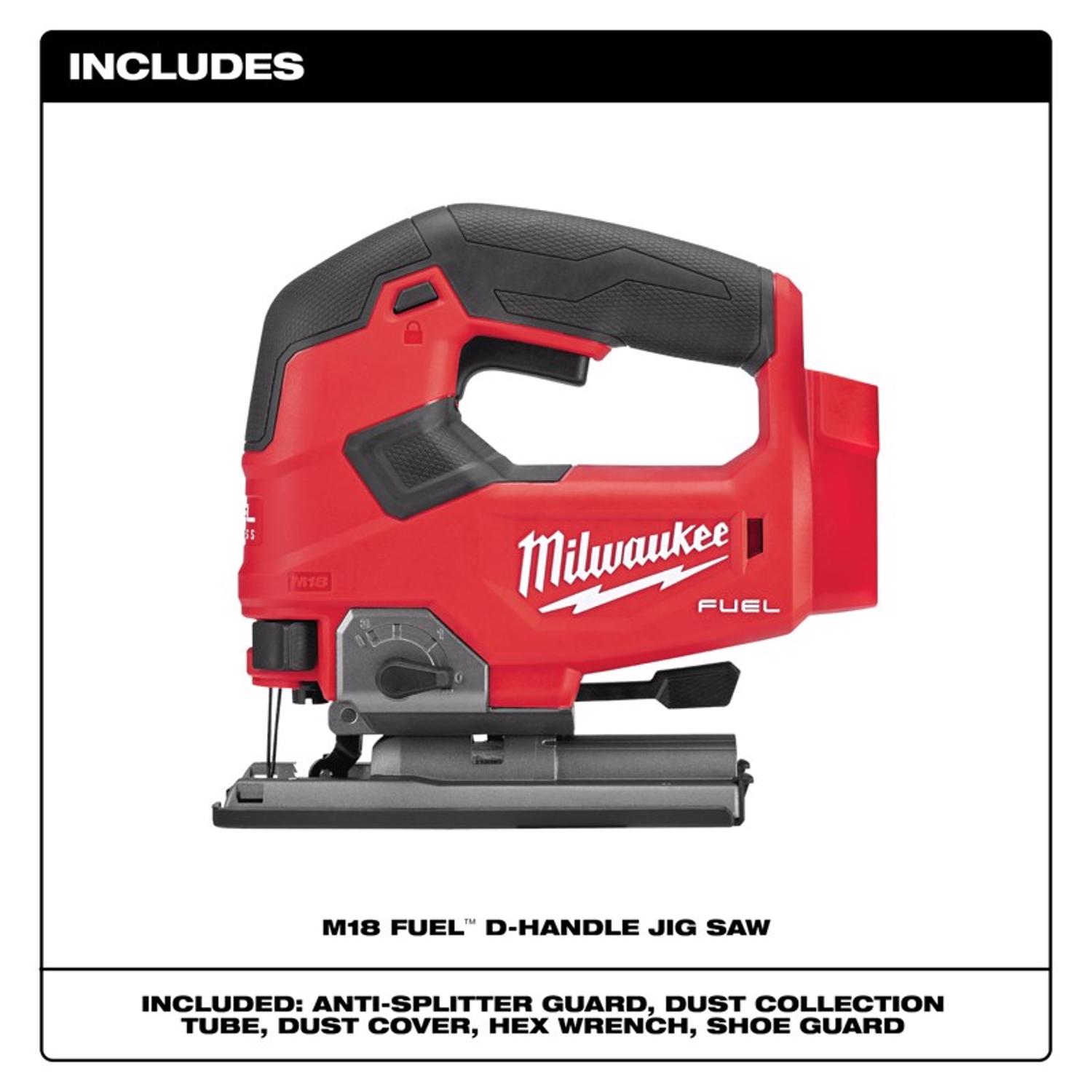 MW M18 FUEL 18 V Cordless D-Handle Jig Saw Tool Only