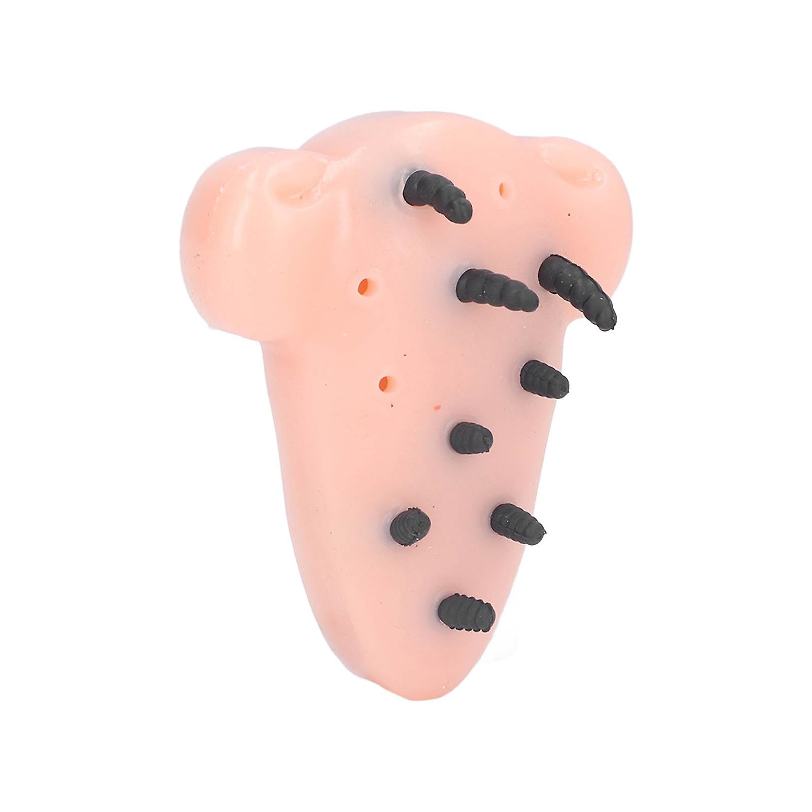 Pimple Squeezing Toy Nose Shaped Stress Relive Blackheads Removal Decompression Toy