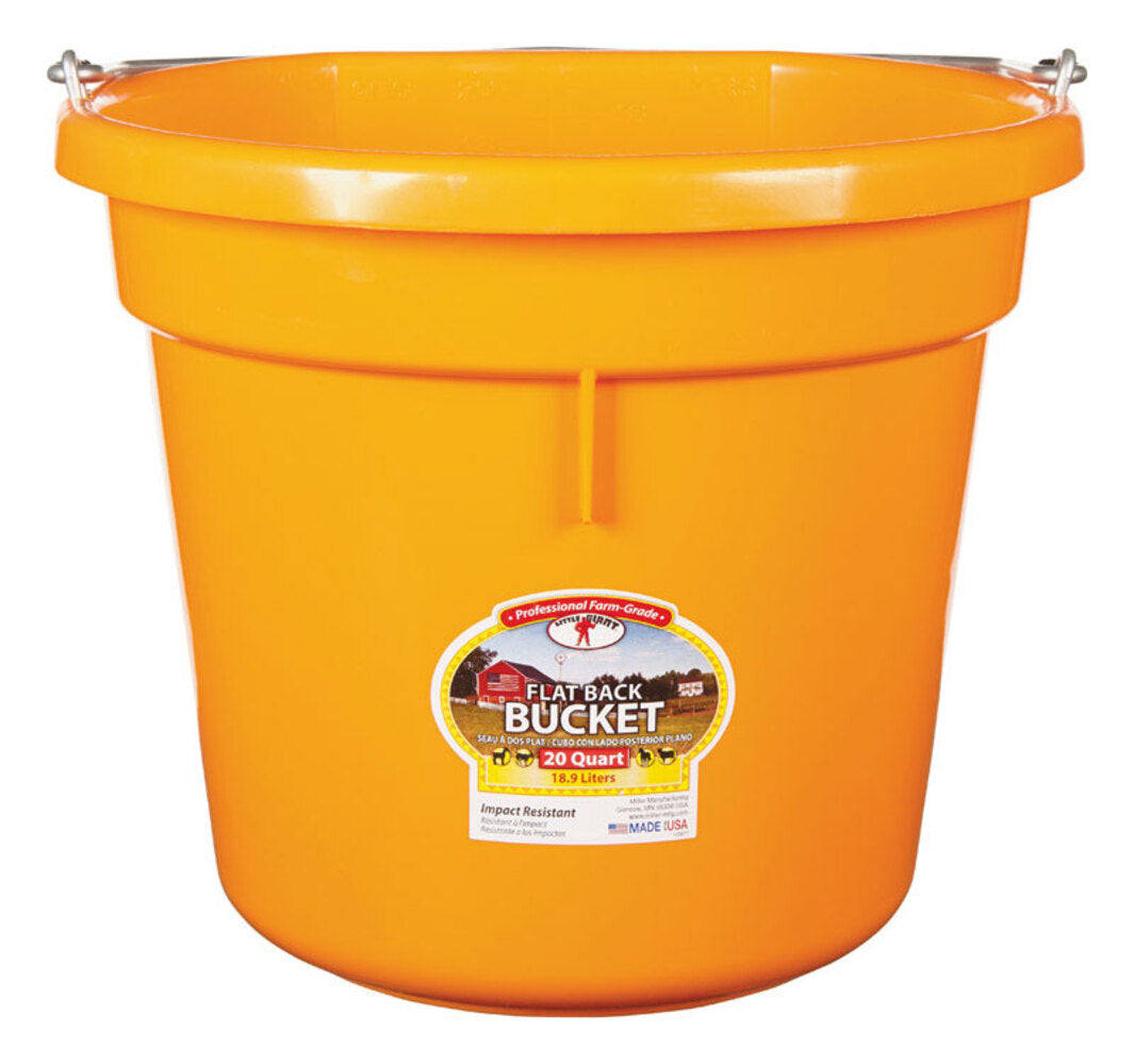 FLAT BACK BUCKET ORG20QT