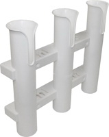 SeaSense 50091429 3 Rack Rod Holder  White