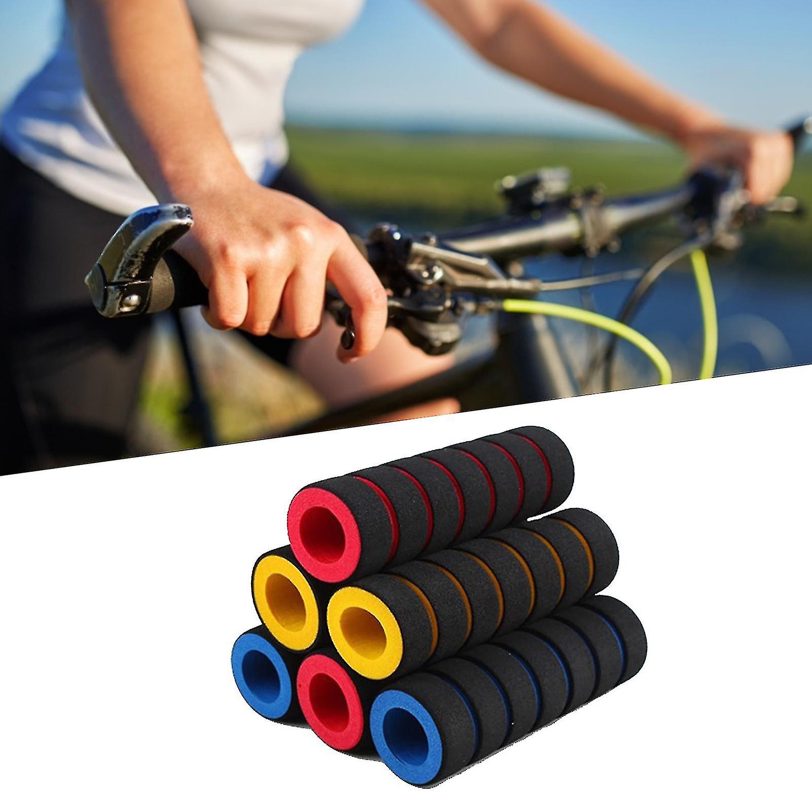 1 Pair Mtb Bicycle Bike Non-slip Soft Foam Handlebar Grip Cycling Riding Handle Covers