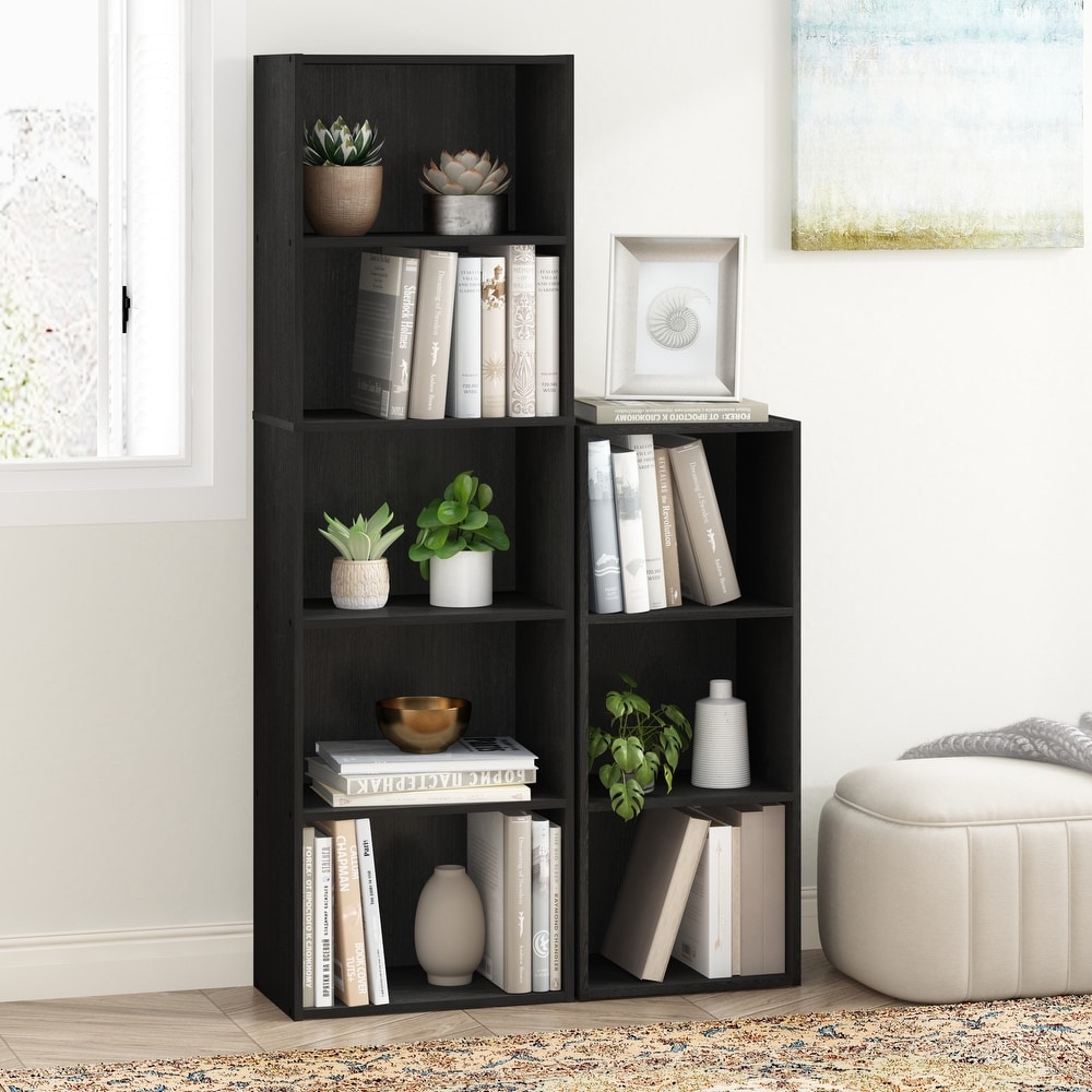 Porch   Den Hollygrove Reversible Color 5 tier Open Shelf Bookcase