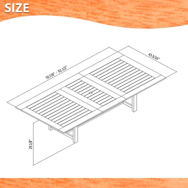 Amazonia 100% FSC Certified Wood Sant Louis Outdoor Patio Dining Set