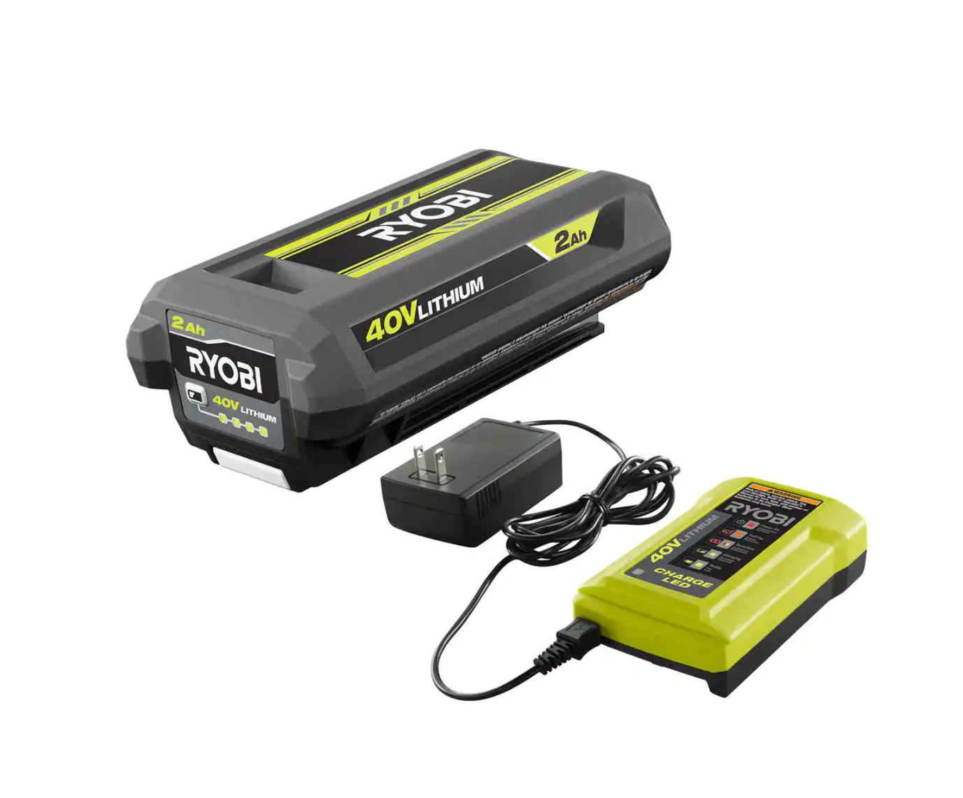 RYOBI RY40562VNM 40V 10 in. Cordless Battery Pole Saw with 2.0 Ah Battery and Charger