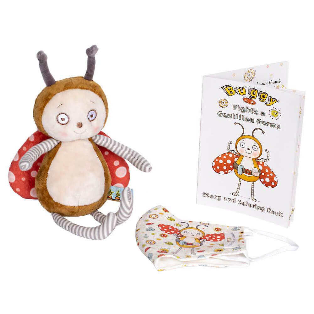 Bunnies By The Bay Buggy Plush and Book and Face Mask Gift Set