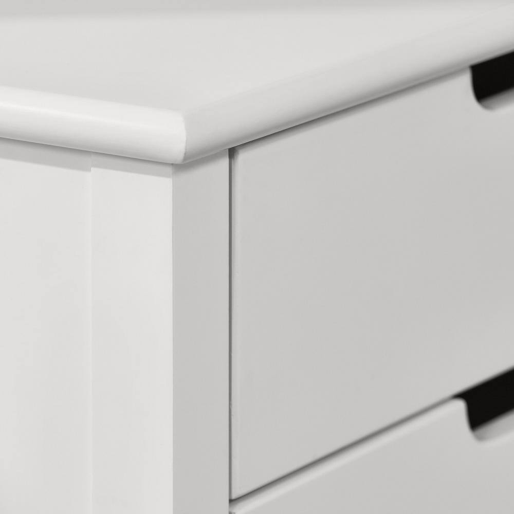 StyleWell White Color Inside and Outside Craft Storage with 2-File Drawers JS-3438-A