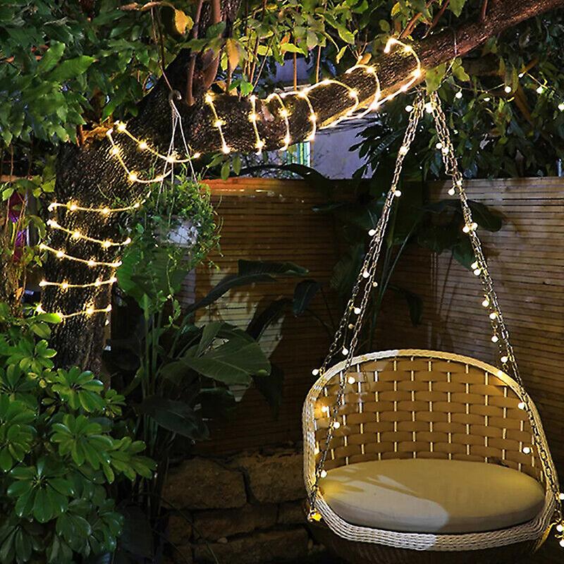 5m 50led Rope Strip Tube String Fairy Lights Waterproof Garden Outdoor Xmas C W12223292