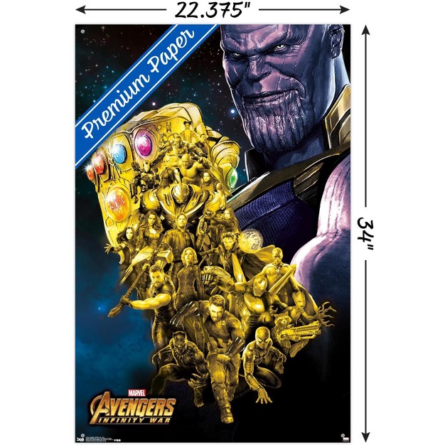 Trends International Marvel Cinematic Universe Avengers Infinity War Fist Unframed Wall Poster Prints