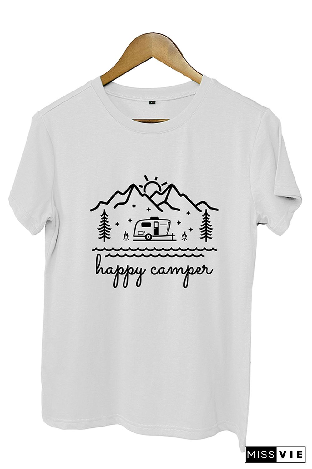 Happy Camper Graphic Tee Wholesale