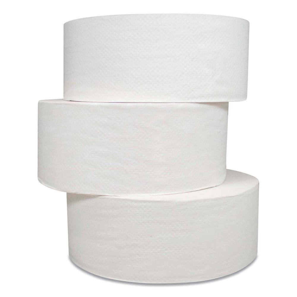 700 ft. 2-Ply White Septic Safe Jumbo Toilet Paper (12-RollsCarton) MOR29