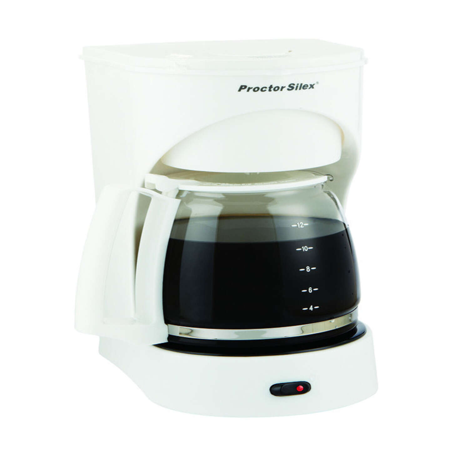 Proctor Silex 12 cups White Coffee Maker