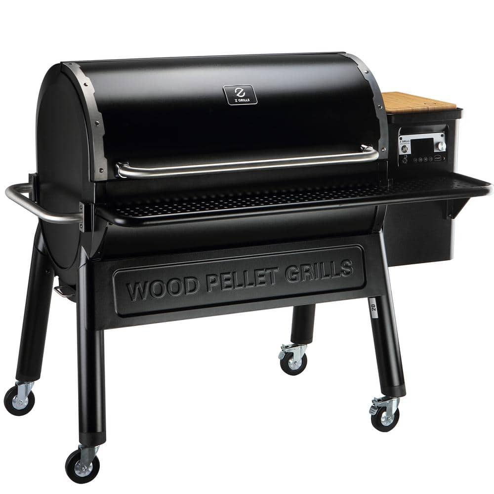 Z GRILLS 1068 sq. in. Wi-Fi Pellet Smart Grill and Smoker in Black ZPG-11002B