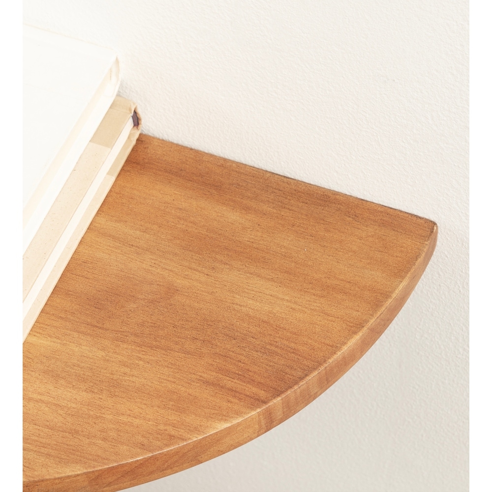 Kate and Laurel Colter Wood Floating Table Shelf