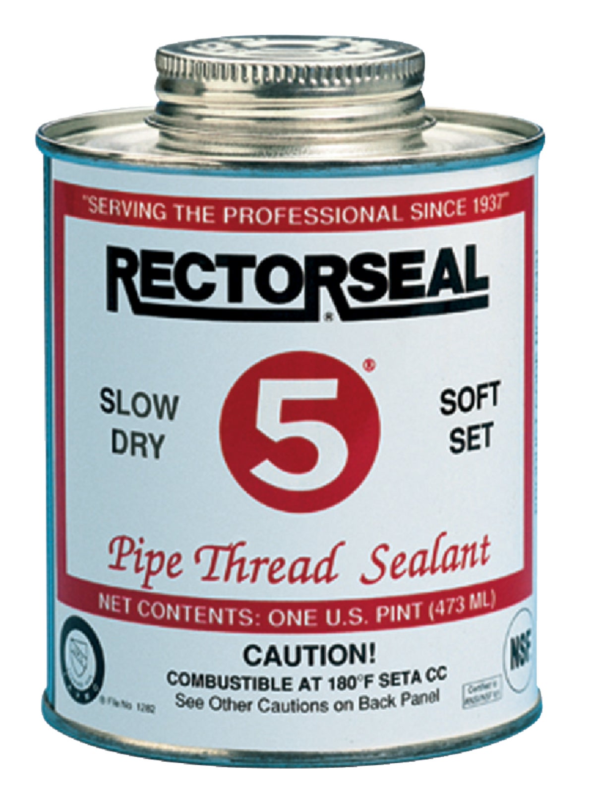 Rectorseal No. 5 Pipe Thread Sealant 8 Fl. Oz. Yellow