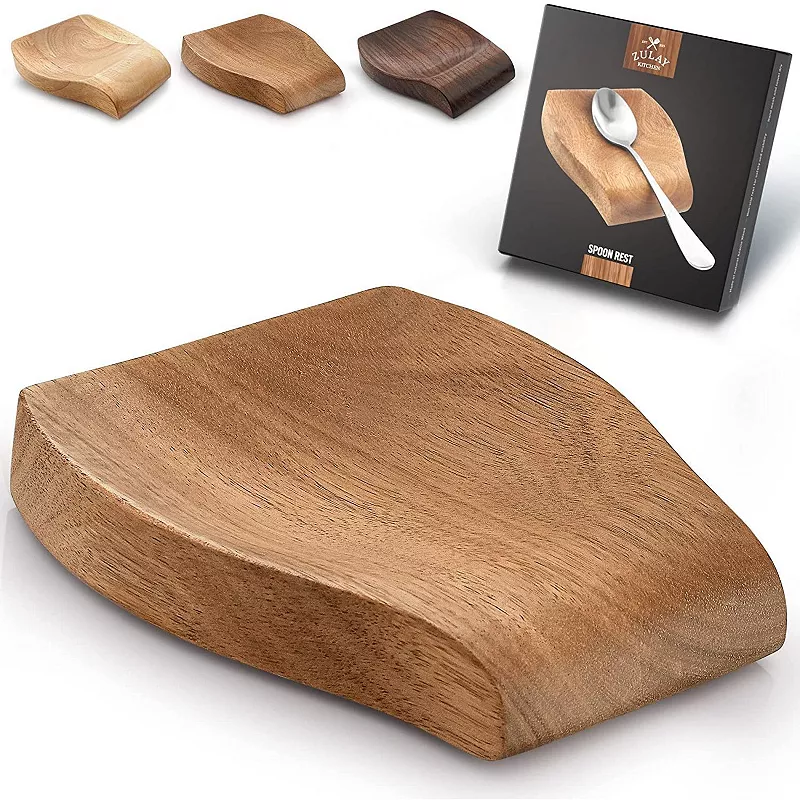 Wood Spoon Rest For Kitchen