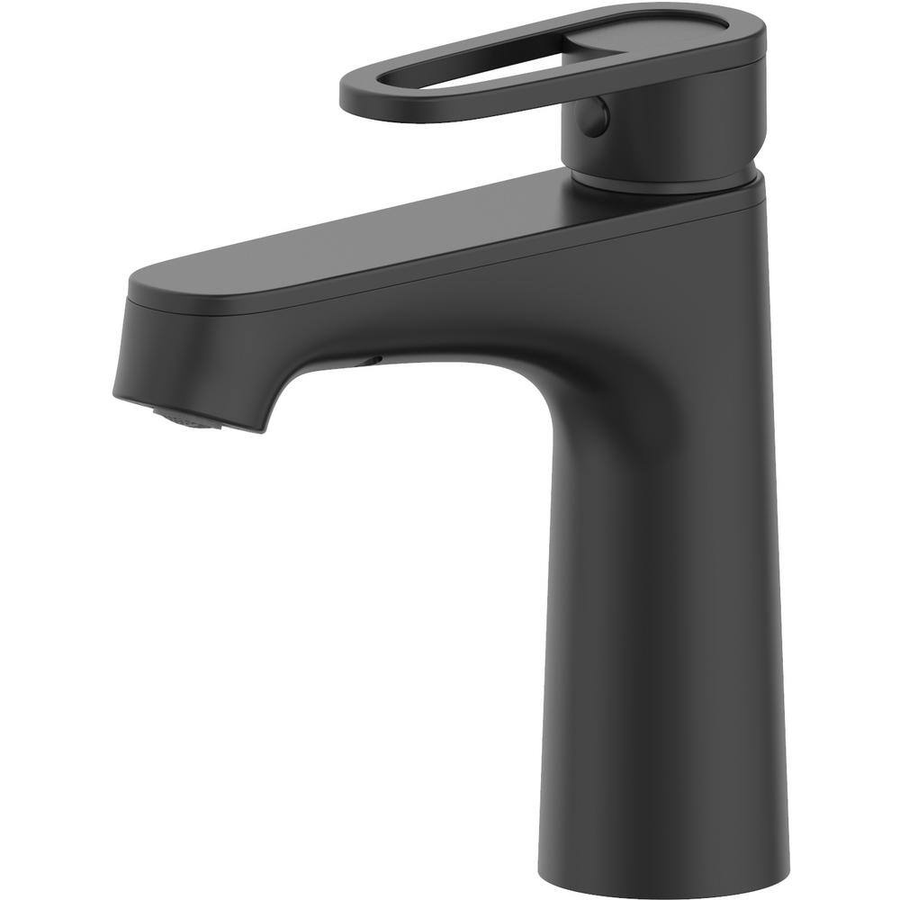 Glacier Bay Kendrick Single Hole Single-Handle Bathroom Faucet in Matte Black HD67095W-6310H