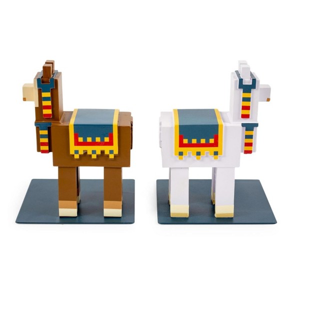 Ukonic Minecraft 6 inch Llama Bookends Set Of 2