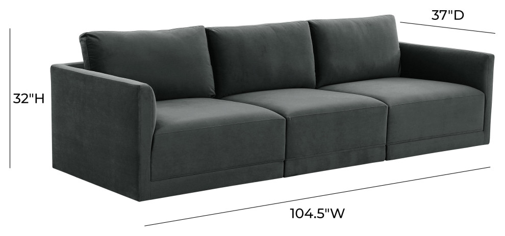 Willow Modular Sofa   Transitional   Sofas   by TOV Furniture  Houzz