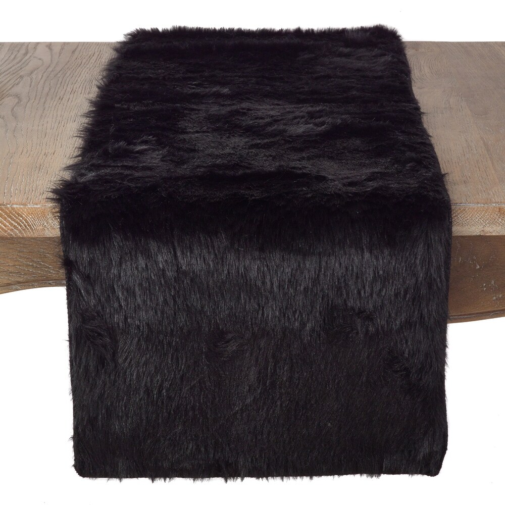 Juneau Collection Faux Fur Table Runner