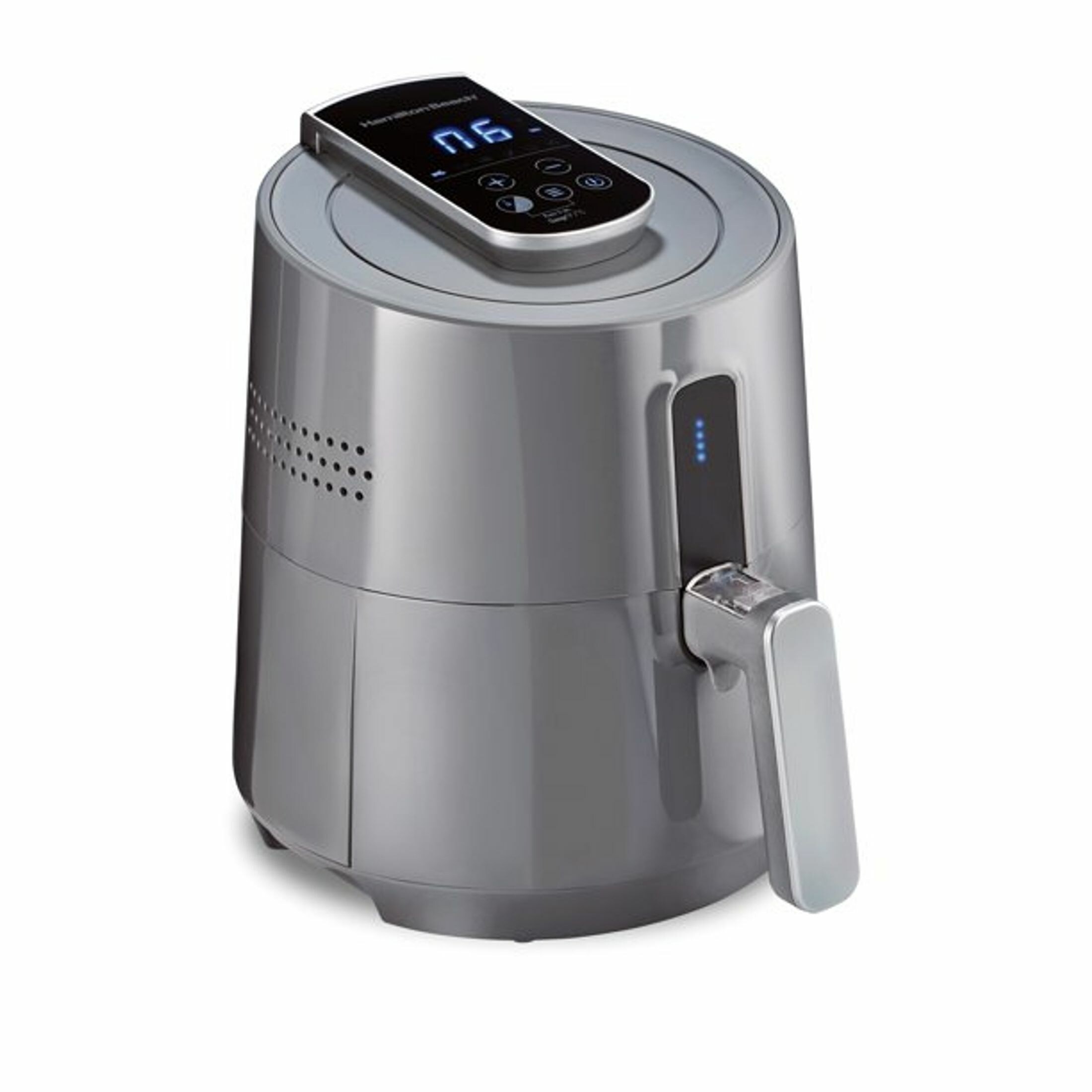 3.7 Quart/3.5 Liter Digital Air Fryer， Gray， 35051