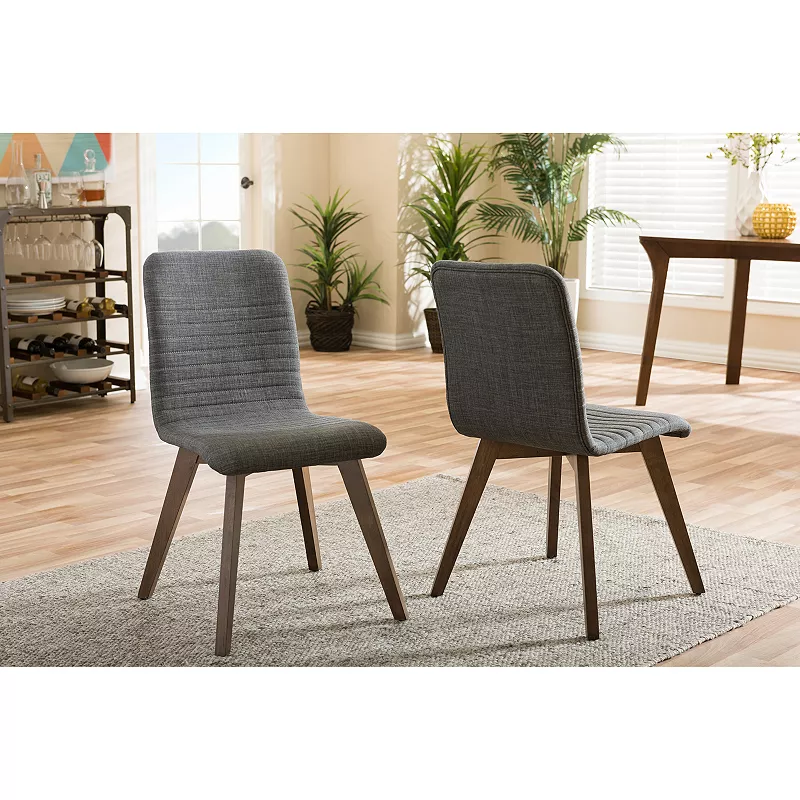 Baxton Studio Sugar Dining Chair 2-piece Set