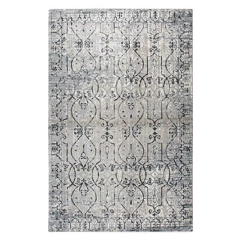 Rizzy Home Panache Transitional Scrollwork Trellis Rug