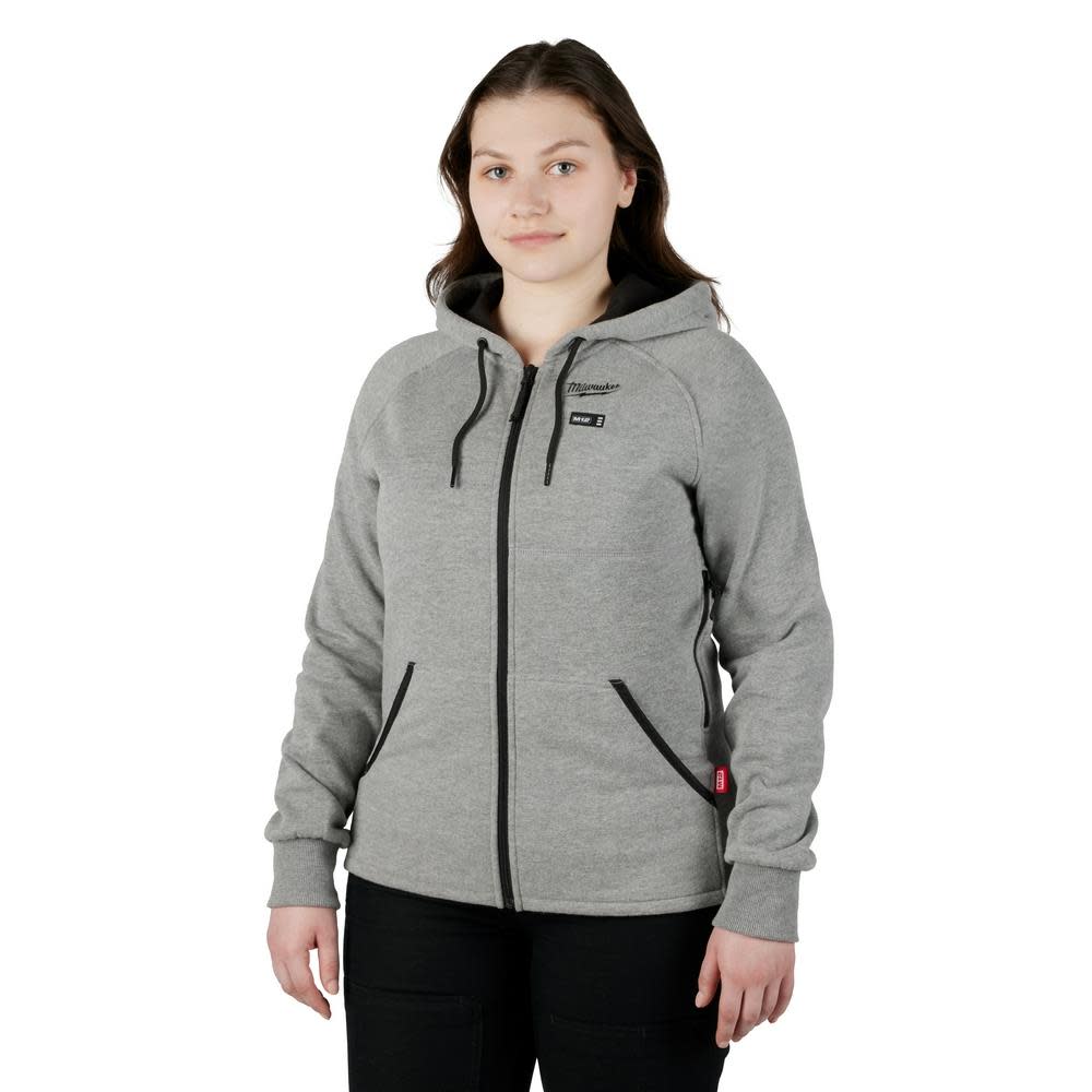 Milwaukee M12 Womens Heated Hoodie Kit Gray 2X