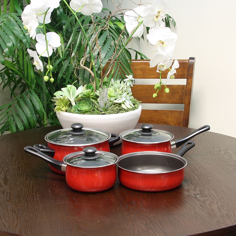 Casselman 7 Piece Cookware Set with Bakelite Snow Handle