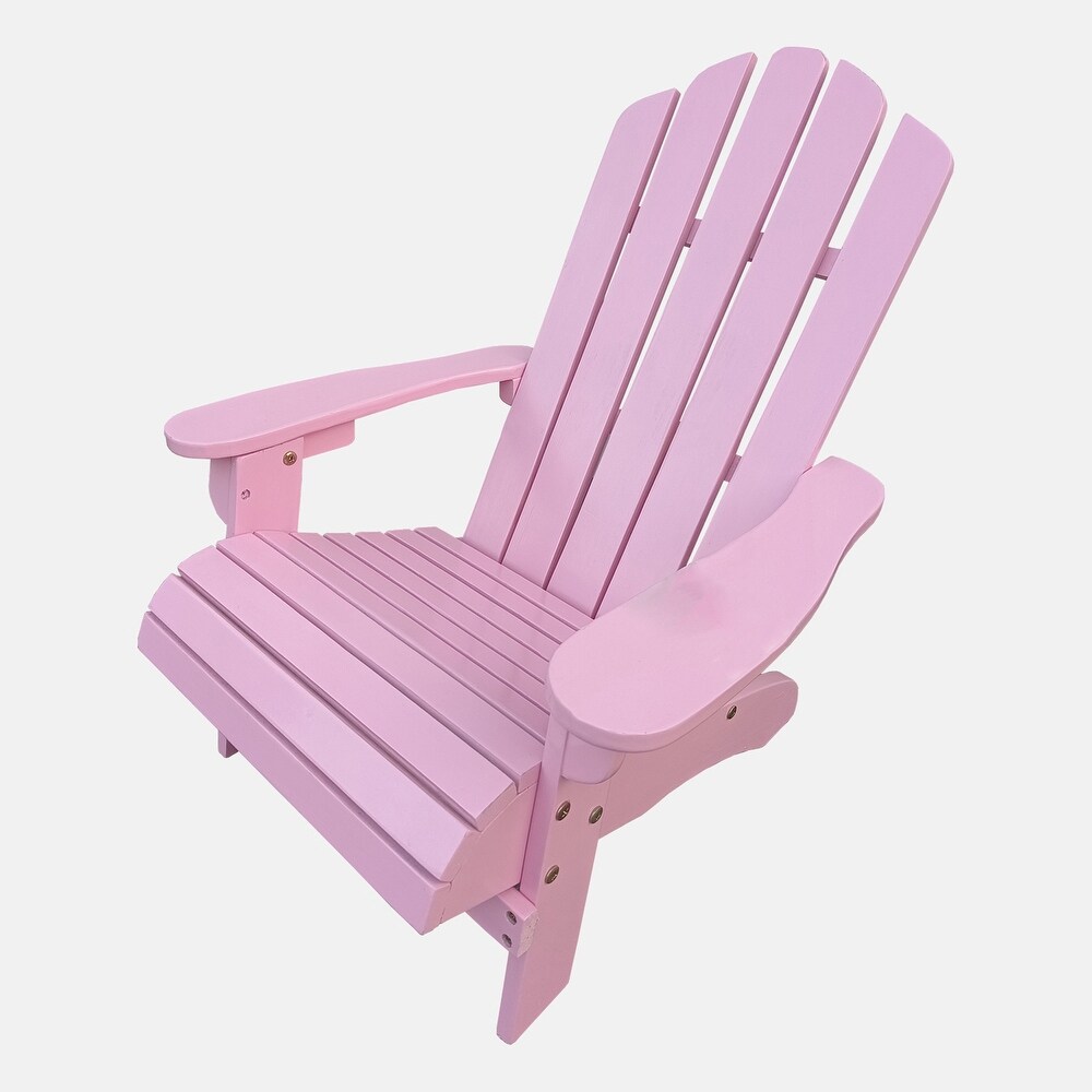 Outdoor or indoor Wood children Adirondack chair