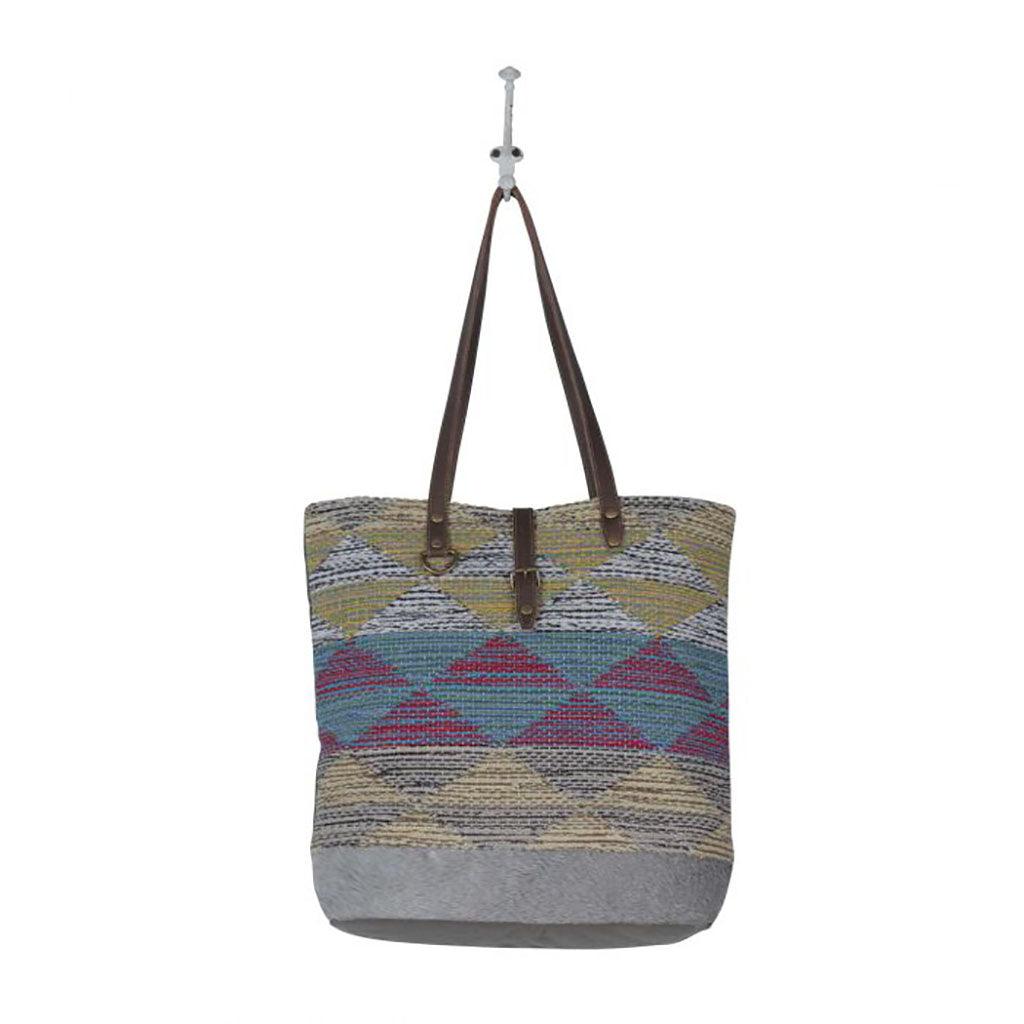 Myra Bag  Multicolored Waves Tote Bag