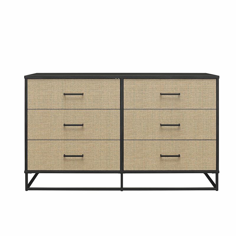 Novogratz Kelly 6-Drawer Dresser