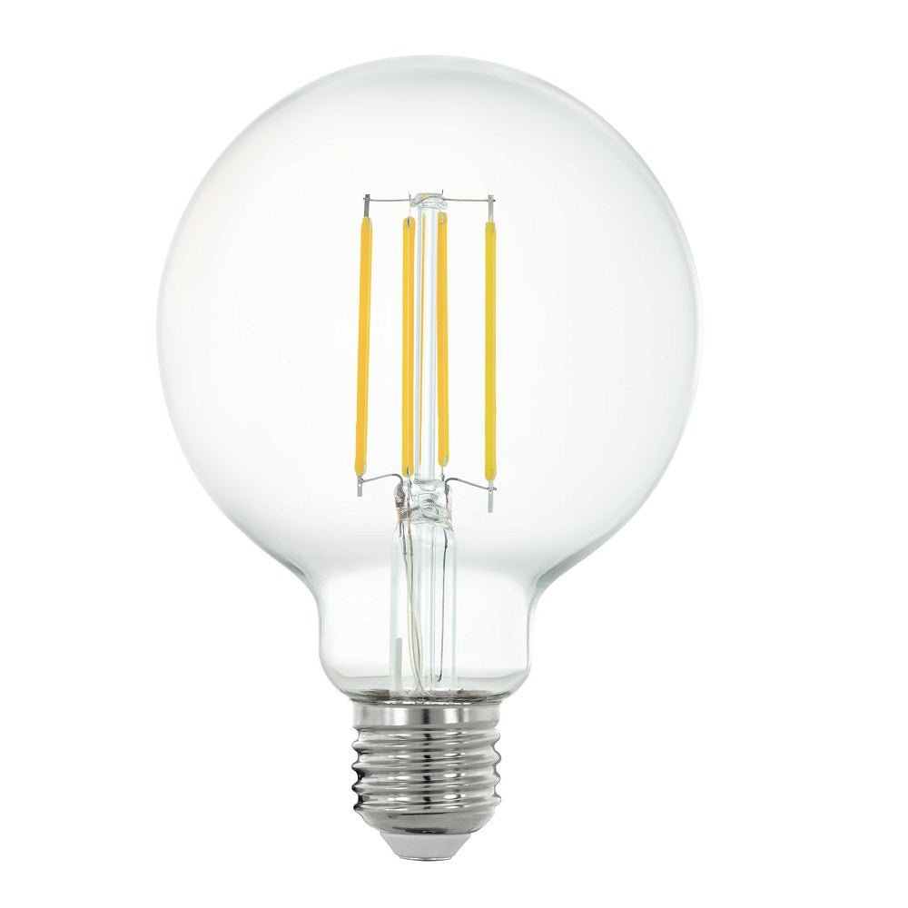 EGLO 12229 Zigbee Smart LED 6W Globe G95 E27 ES Clear Filament Lamp 806lm 2700k