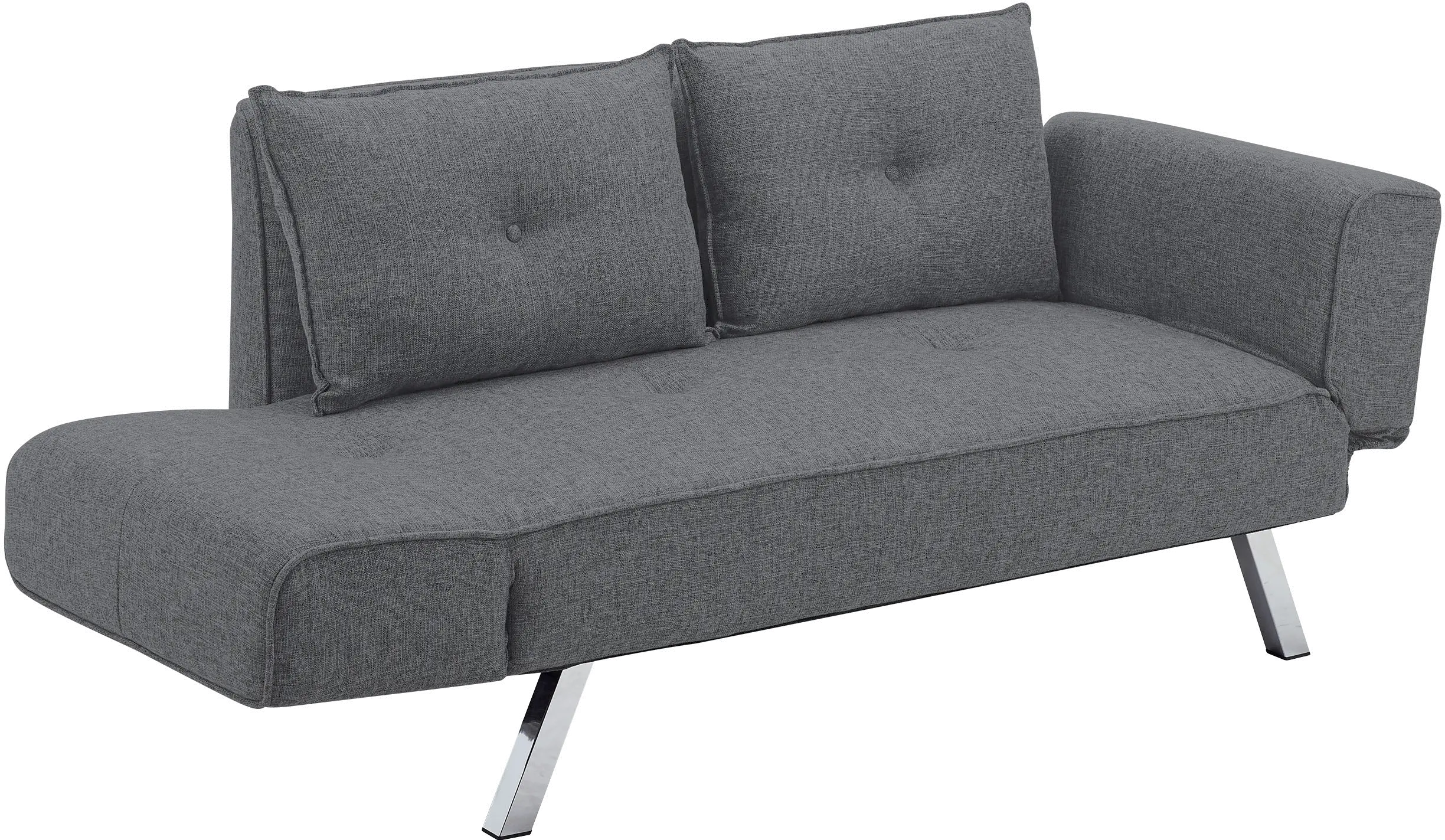 Miley Serta Gray Convertible Sofa