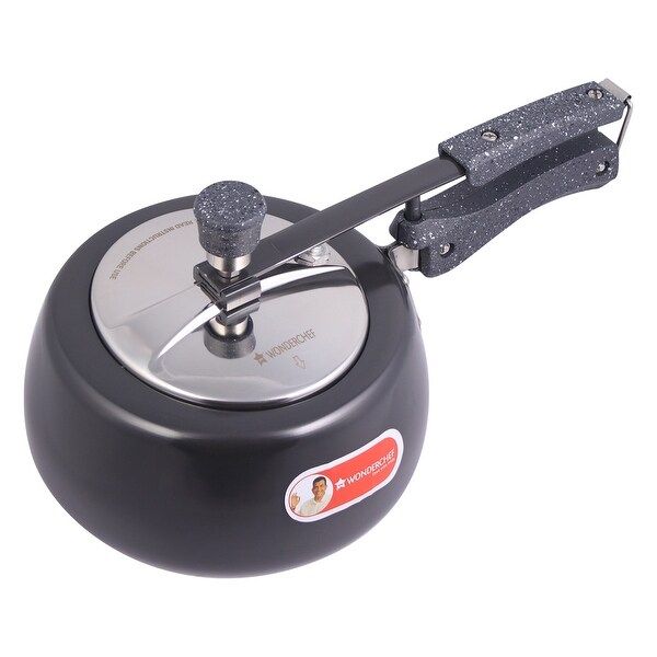 Wonderchef Taurus Hard Anodized Aluminum Indian Cooking Inner Lid Pressure Cooker