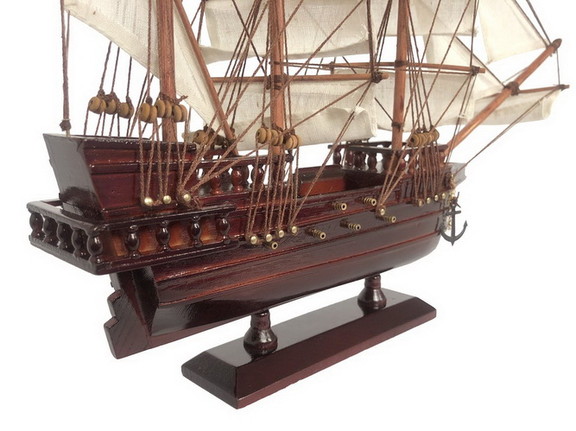 Handcrafted Model Ships Charles White Sails 20 Woo...