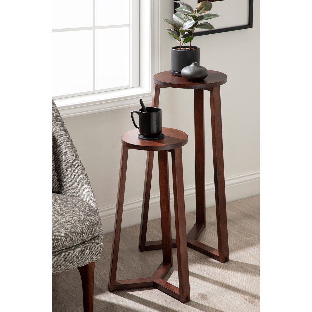 Kate and Laurel Rioux Round Wood Nesting Tables