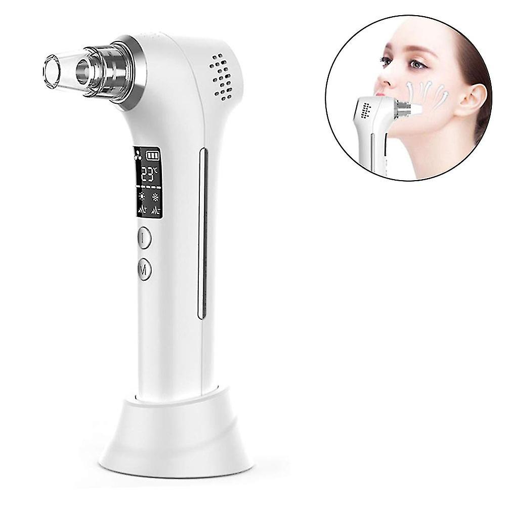 Blackhead Vacuum， Visible Blackhead Remover Facial Pore Vacuum， Microscope Blackhead Suction Tool， Rechargeable Suction Facial Pore Cleaner With 5 Rep