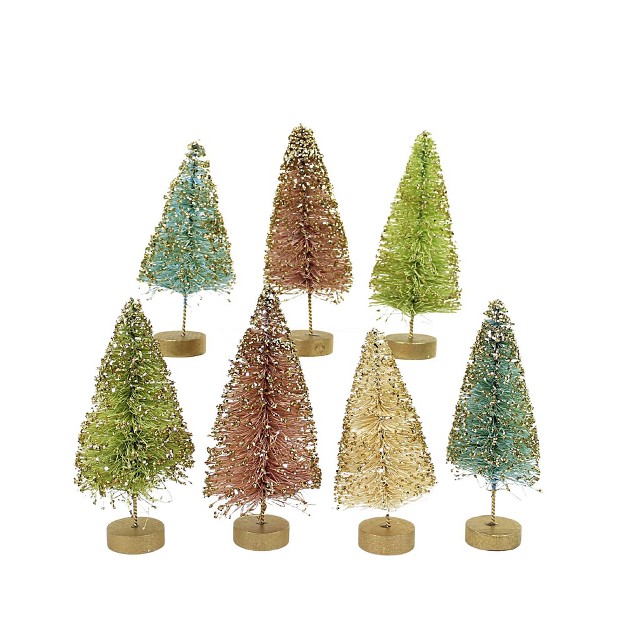 Christmas Pretty In Pastel Bottle Brush Bethany Lowe Designs Inc Decorative Figurines