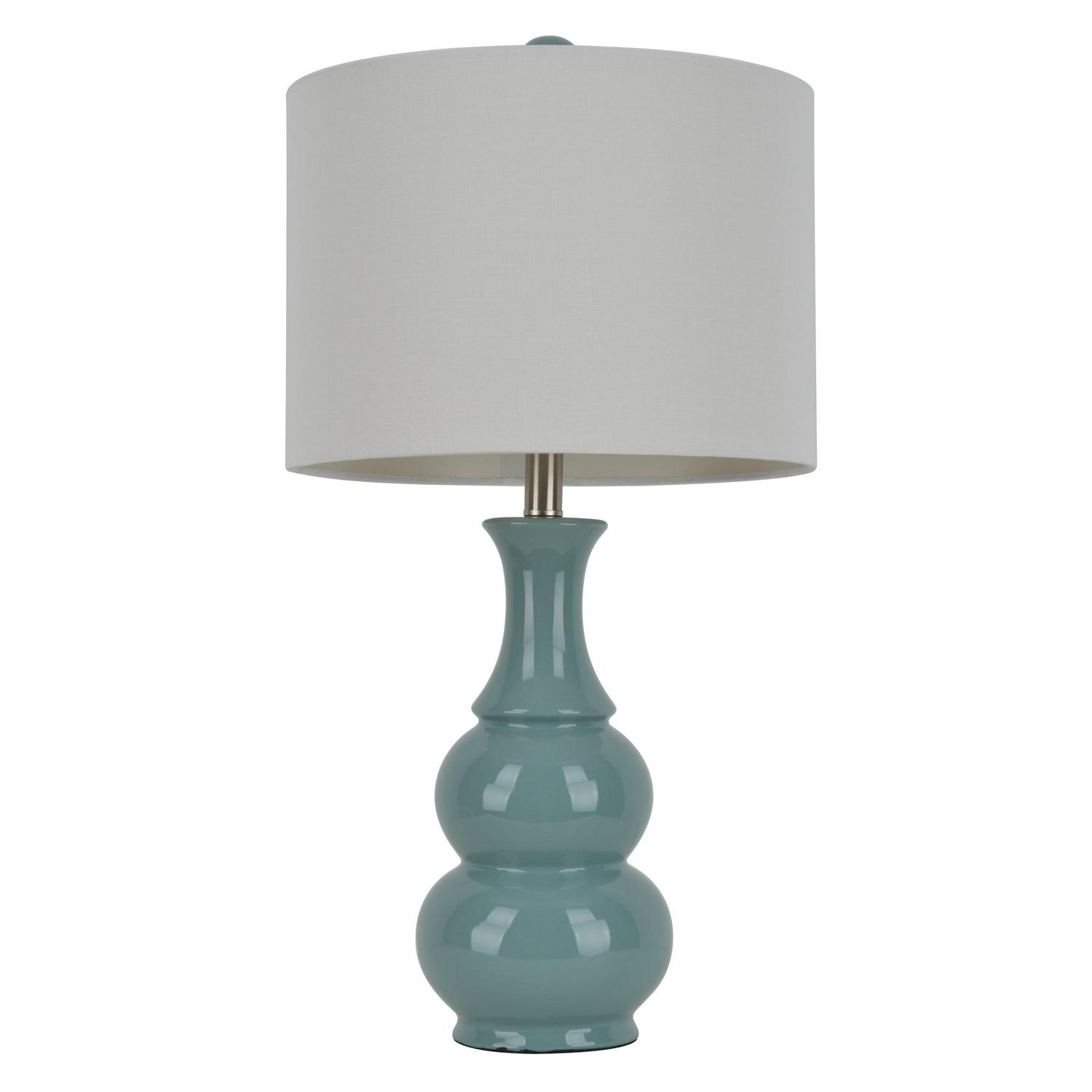 DA(C)cor Therapy Harper Aqua Ceramic Table Lamp  Crowdfused