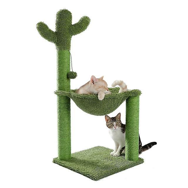 Cactus cat - scratching post with sisal rope