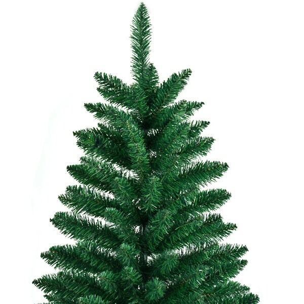 7.5ft Pointed Pencil Shape Christmas Tree with Stand