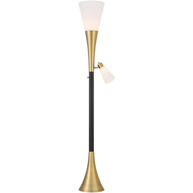 Torchiere Floor Lamp With Reading Light